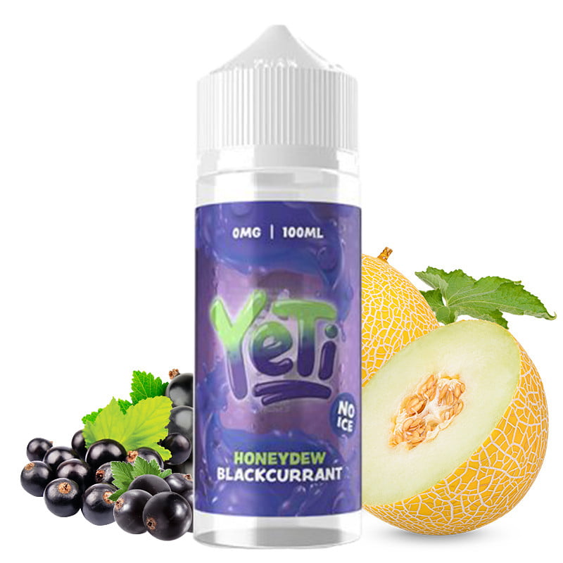 E-Liquid Honeydew Blackcurrant "No Ice" - Yeti Defrosted by Yéti | 100ml "Shortfill 120ml"