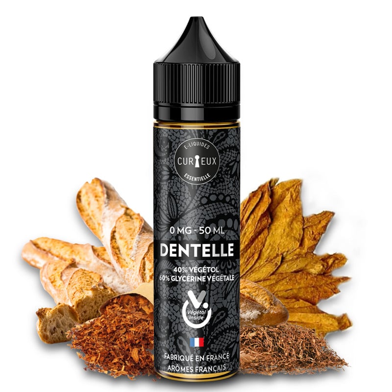 E-Liquid Dentelle (Classic Blond & Röstnoten Brot) - Vegetol - Edition Essentielle by Curieux | 50ml "Shortfill 70ml"