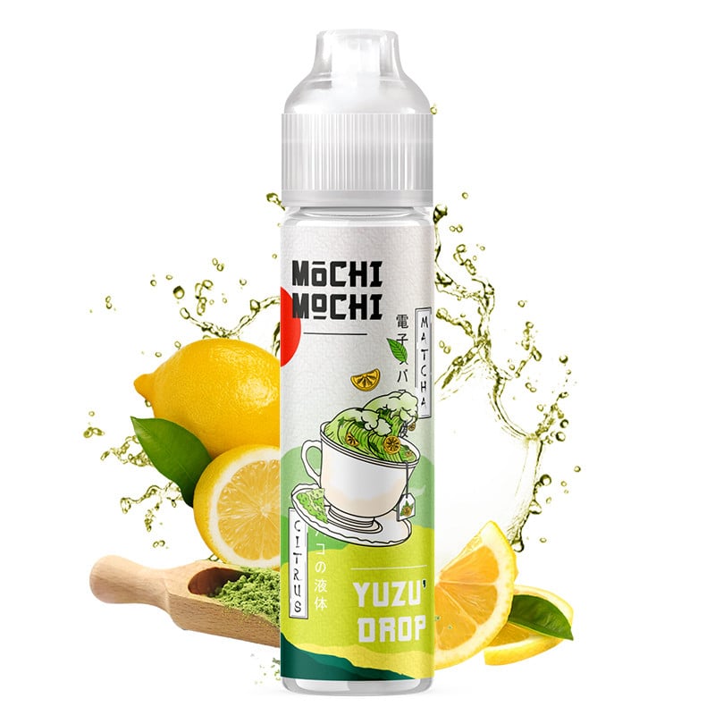 50 ml E-Liquid Yuzu' Drop (Matcha & Yuzu-Zitrone) von Mochi Mochi by The Fuu