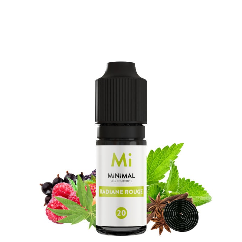 E-Liquide Badiane Rouge - Sels de Nicotine - Minimal