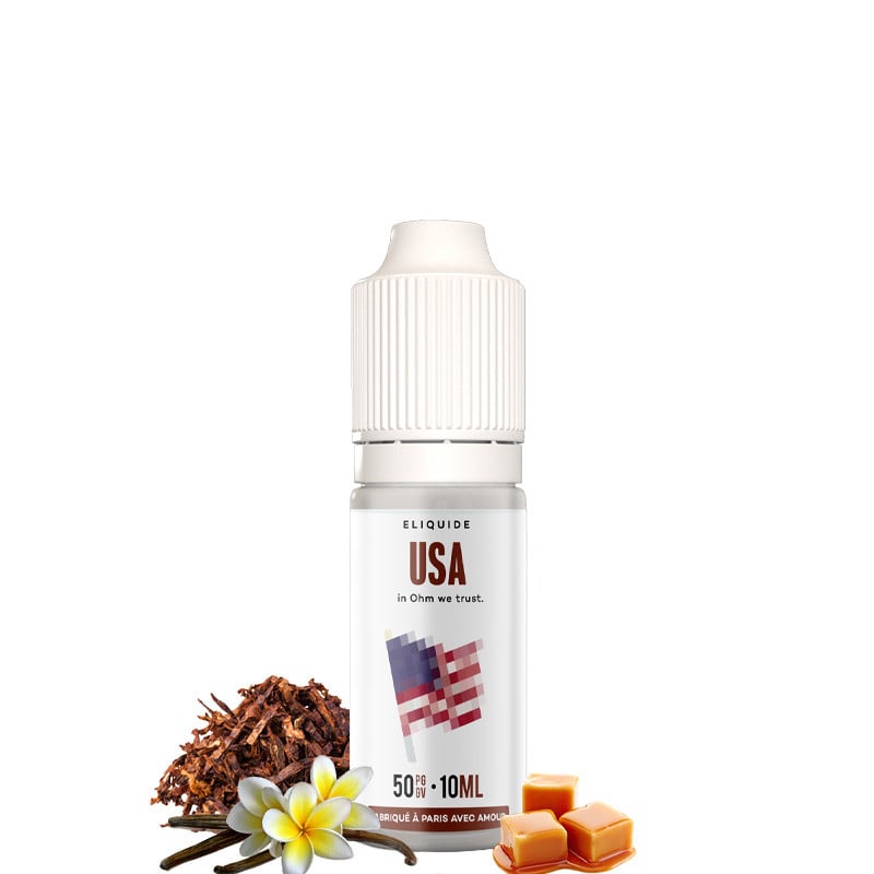 E-liquid USA (tobacco, vanilla, caramel) - Nic salts - Prime 10 ml