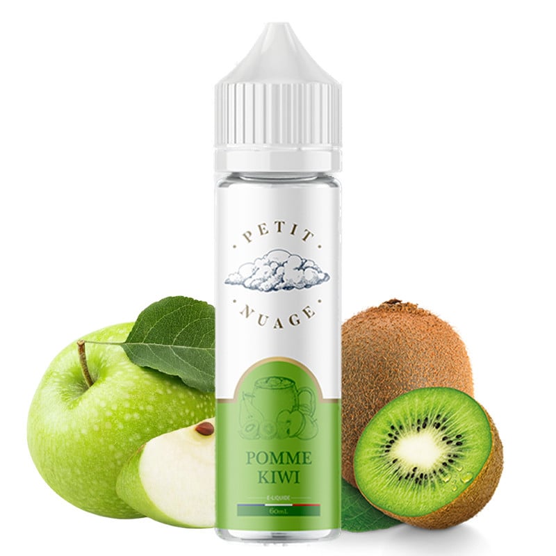 E-Liquid (Apfel & Kiwi) - Petit Nuage | 60 ml "Shortfill 60 ml"