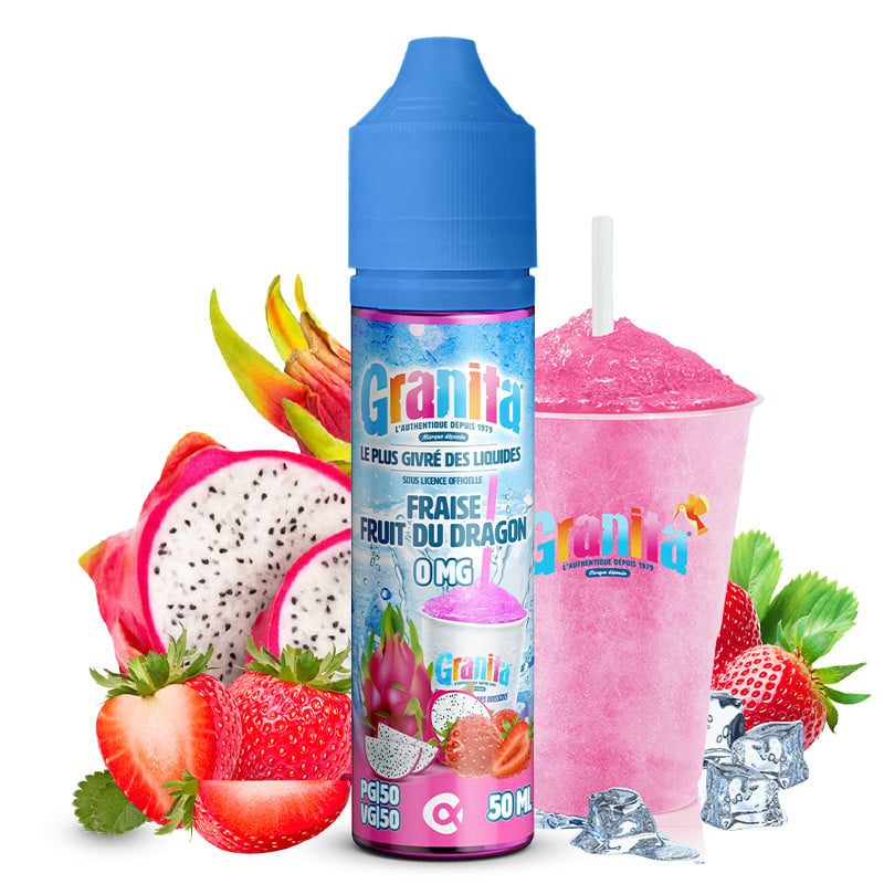 E-Liquid Erdbeere Drachenfrucht - Granita by Alfaliquid | 50 ml "Shortfill 60 ml"