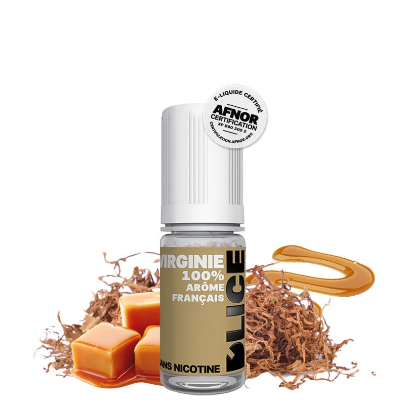 E-liquid Virginie (tobacco and caramel) - D'lice 10 ml