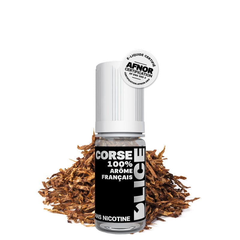 E-liquid Tobacco Corsica (classic brown and blond, almonds) - D'lice