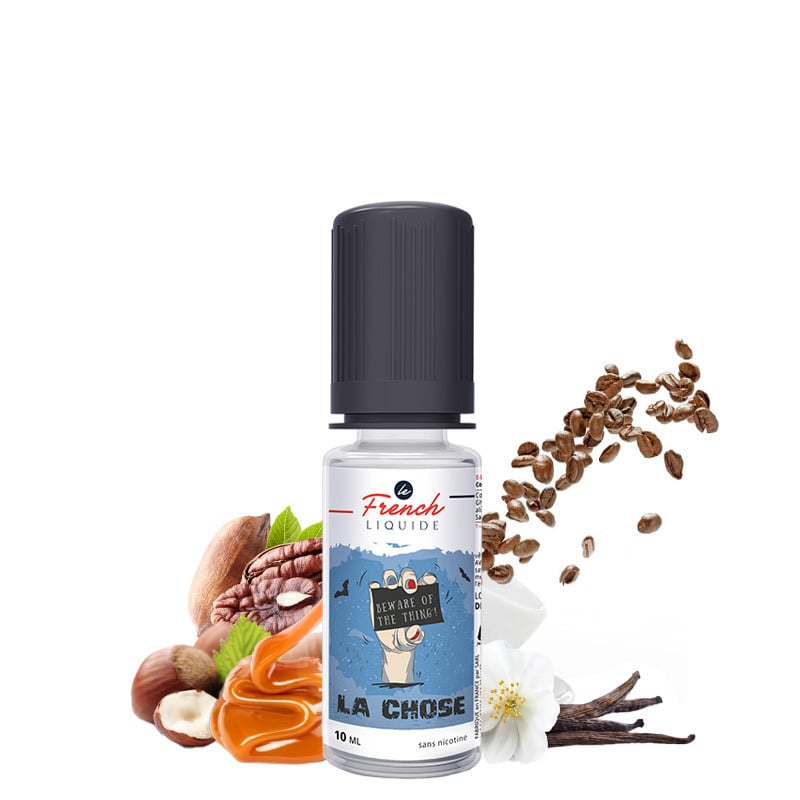 E-liquid La Chose (salted butter caramel, roasted hazelnut, coffee, vanilla, pecan) - Le French Liquide 10 ml