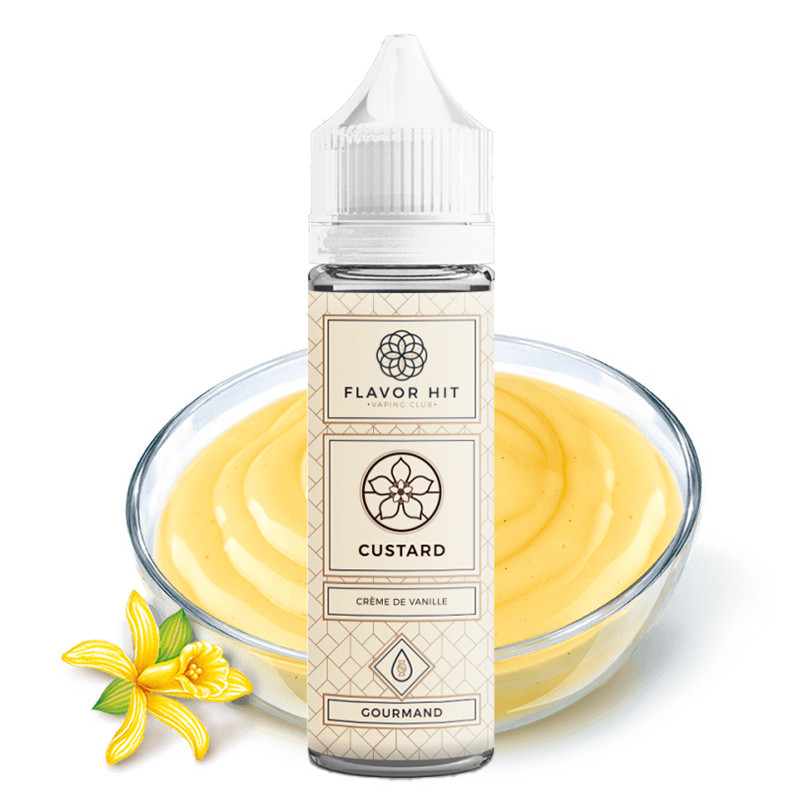 E Liquid Custard Shortfill Format Flavor Hit 50ml