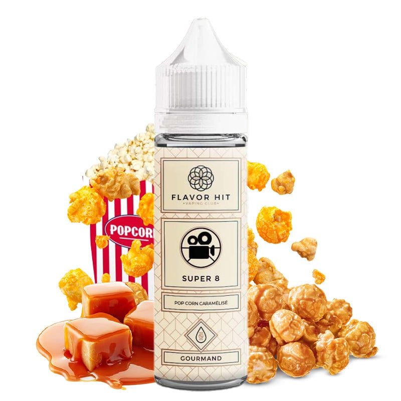 E-liquide Super 8 - Flavor Hit | 50ml "Shortfill 60 ml"