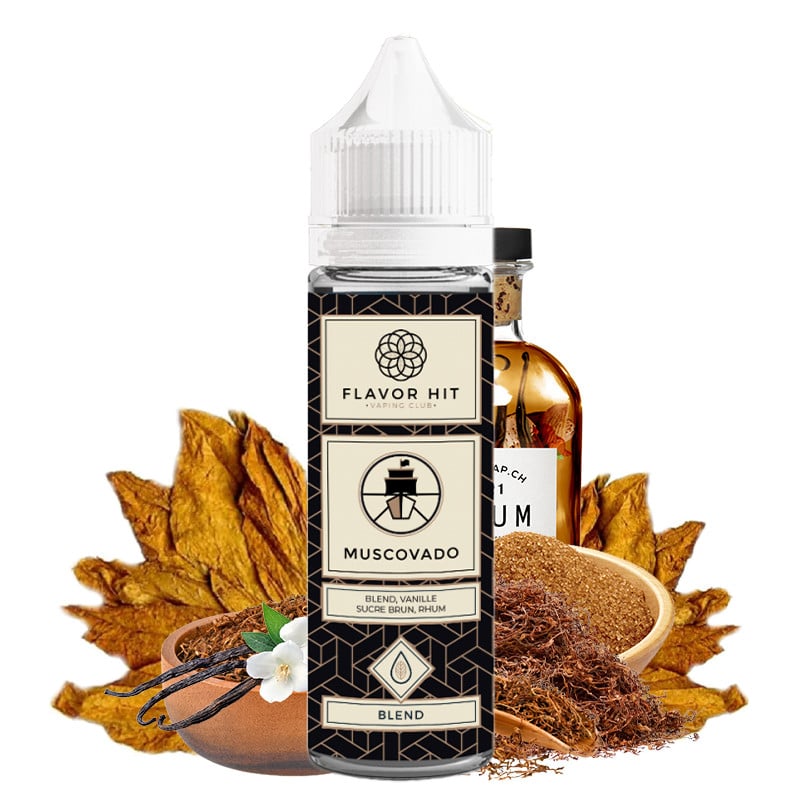 E-liquide Muscovado - Flavor Hit | 50ml "Shortfill 60 ml"