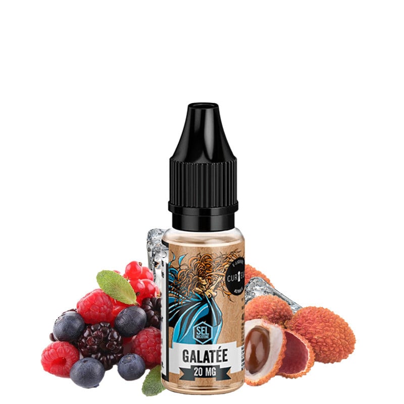 E-Liquid Galatée ( Litschi & Rote Früchte) - Nikotinsalz - Édition Astrale by Curieux | 10ml