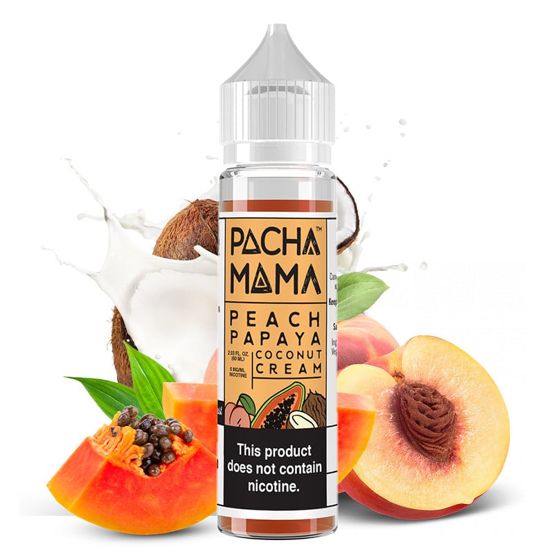 E-liquid Peach Papaya Coconut Cream - Pachamama 50 ml