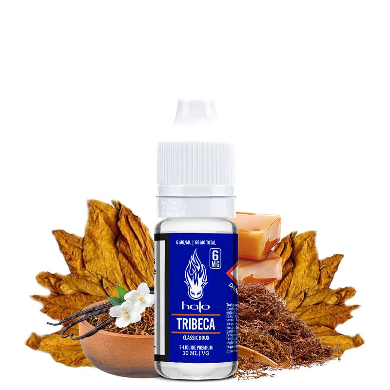 E-liquid Tribeca (tobacco, vanilla, caramel) - Halo 10 ml