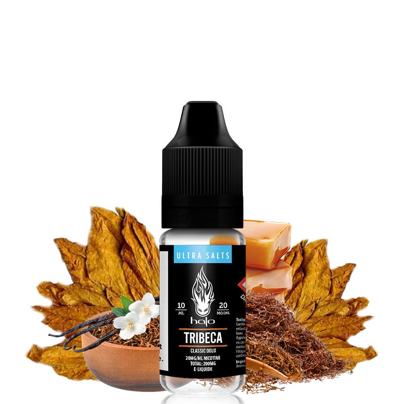 E-Liquid Tribeca Aromen von hellem Tabak, Vanille, Karamell und Nüsse - Halo