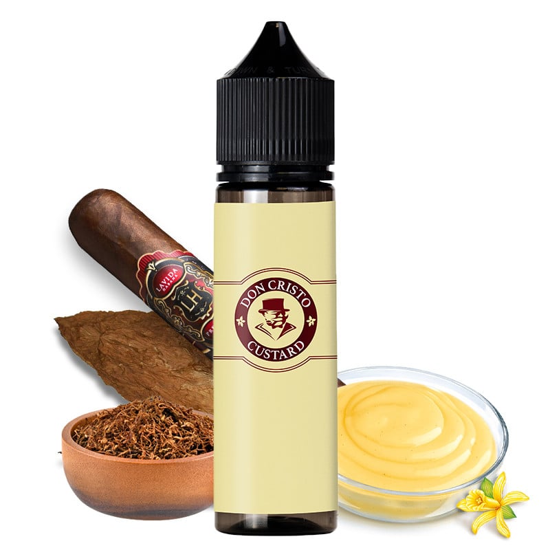 E-Liquide Don Cristo Custard (cigare cubain, custard vanille) - Don Cristo 50 ml