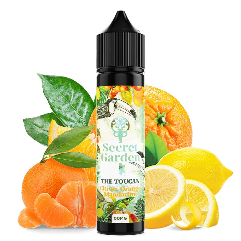 E-liquid The Toucan (lemon, orange, tangerine) - Secret Garden 50 ml