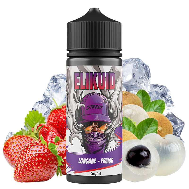 E-liquid Longan Strawberry - Elikuid 100 ml