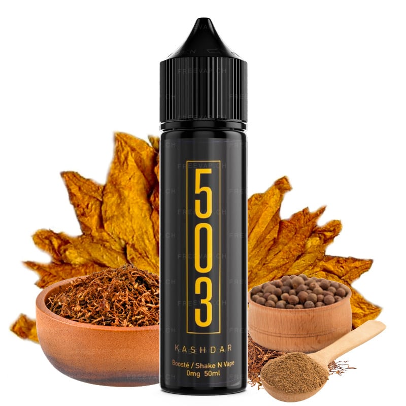 eLiquid 503 Kashdar Tabakaroma kräftig und würzig - 50 ml