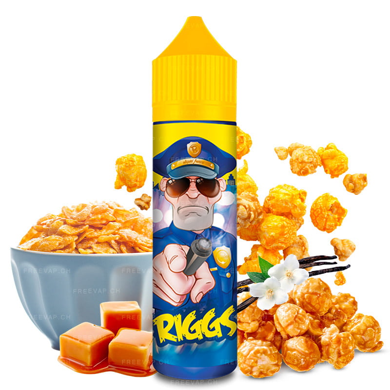 Riggs (Cornflakes, Custard, Popcorn, Karamell) Cop Juice by Eliquid France 50 ml