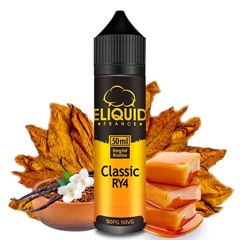 Classic RY4 (Tabak, Vanille, Karamell) Originals by Eliquid France | 50ml