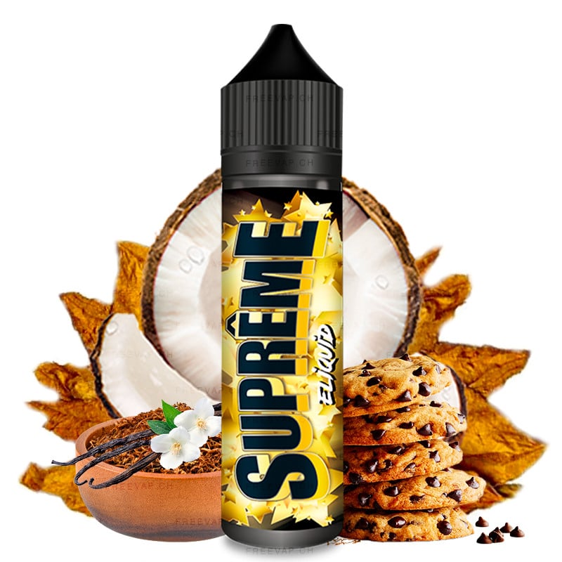 E-Liquid Suprême (Tabak, Vanille, Cookie, Kokos) - Premium by Eliquid France 50ml