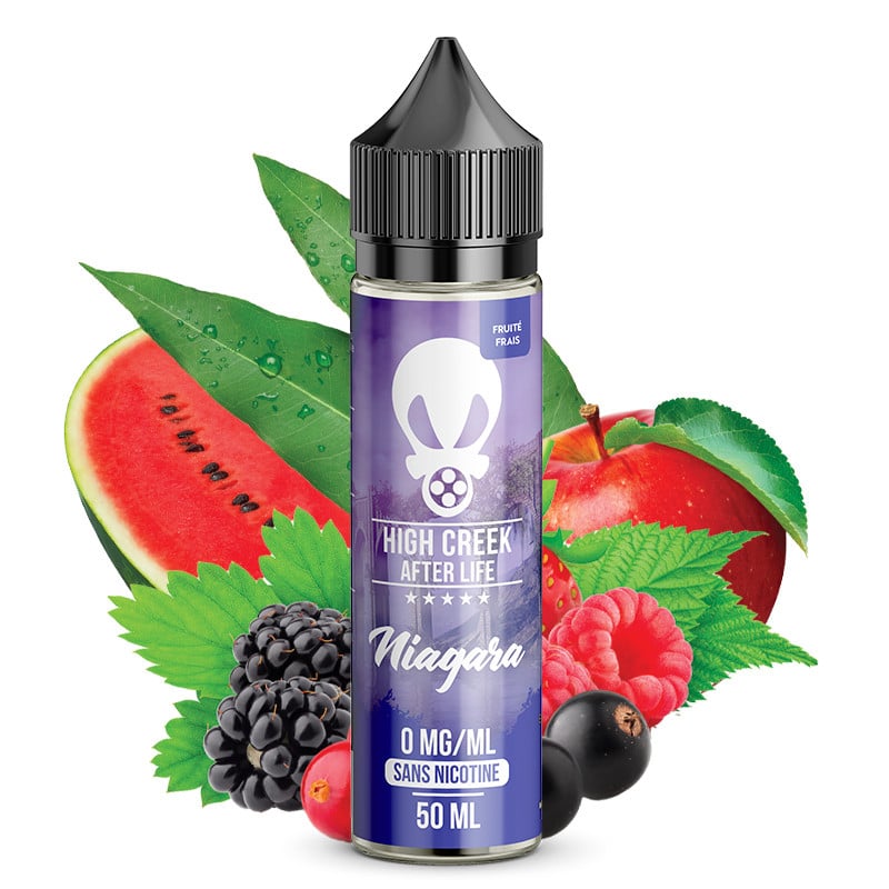 E-Liquid Niagara (Rote Früchte, Wassermelone & Eukalyptus) - High Creek by LiquidArom | 50 ml "Shortfill 75 ml"