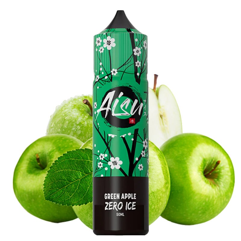 E-liquid Green Apple Zero Ice - Aisu 50 ml