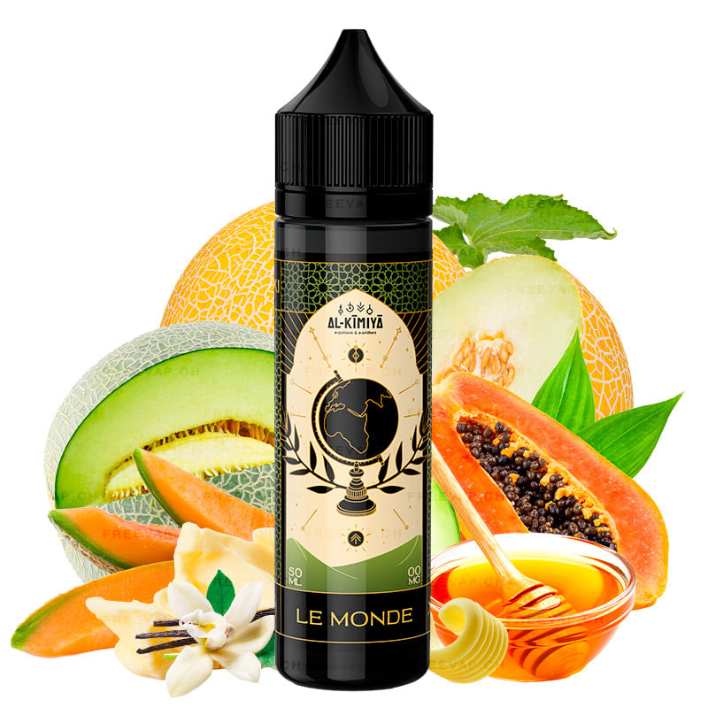 E-Liquid Le Monde ( Melone, Papaya, Butter, Vanille & Honig) - Kartomancia by Al-Kimiya | 50 ml "Shortfill 60 ml"