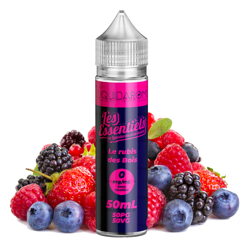 E-liquid Woodland Ruby (red and black berries) - Les Essentiels 50 ml