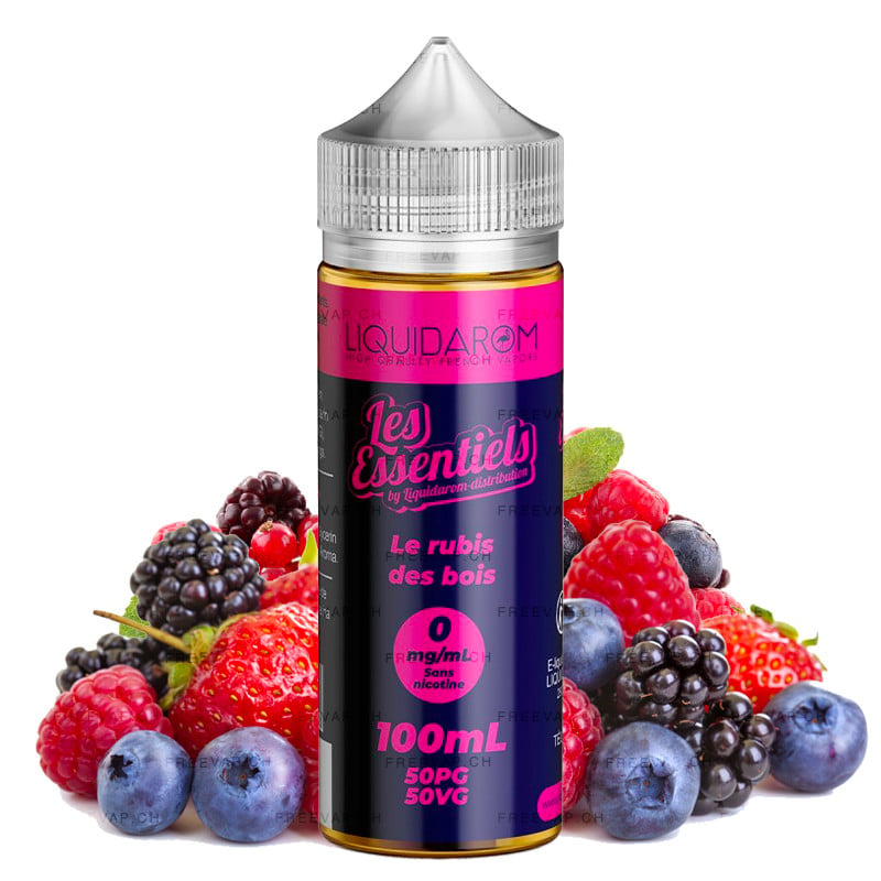 E-liquid Woodland Ruby (black and red berries) - Les Essentiels 100 ml