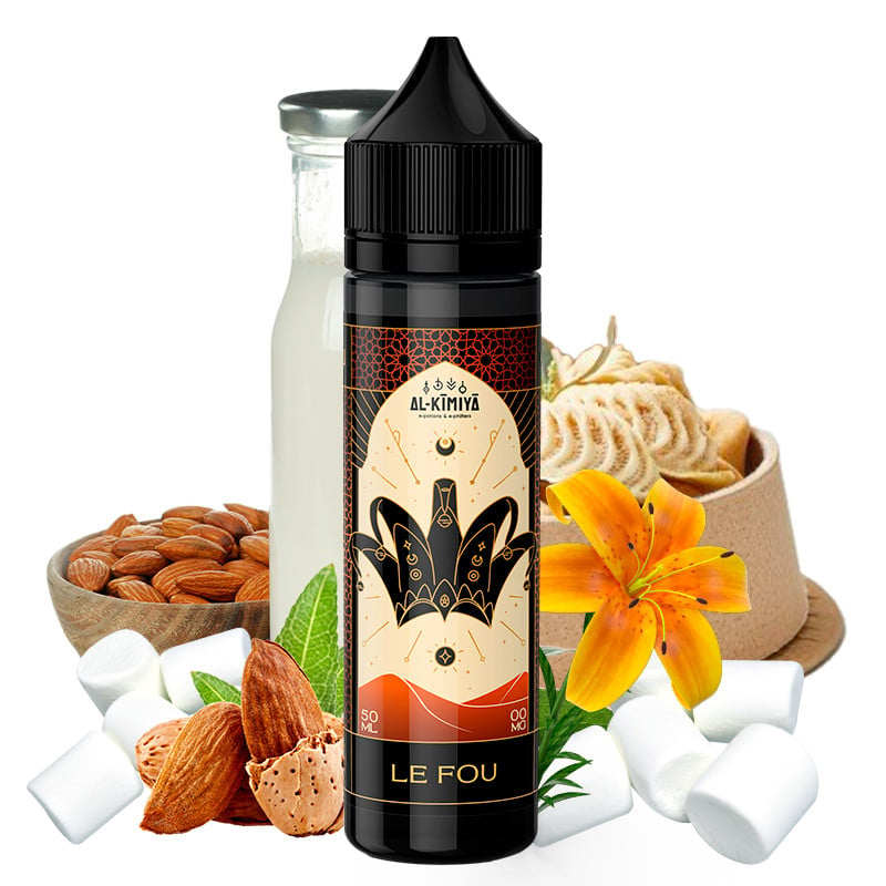 E-Liquid Le Fou ( Marshmallow, Mandelhorn, Orangenblüte & Lilie) - Kartomancia by Al-Kimiya | 50 ml "Shortfill 60 ml"