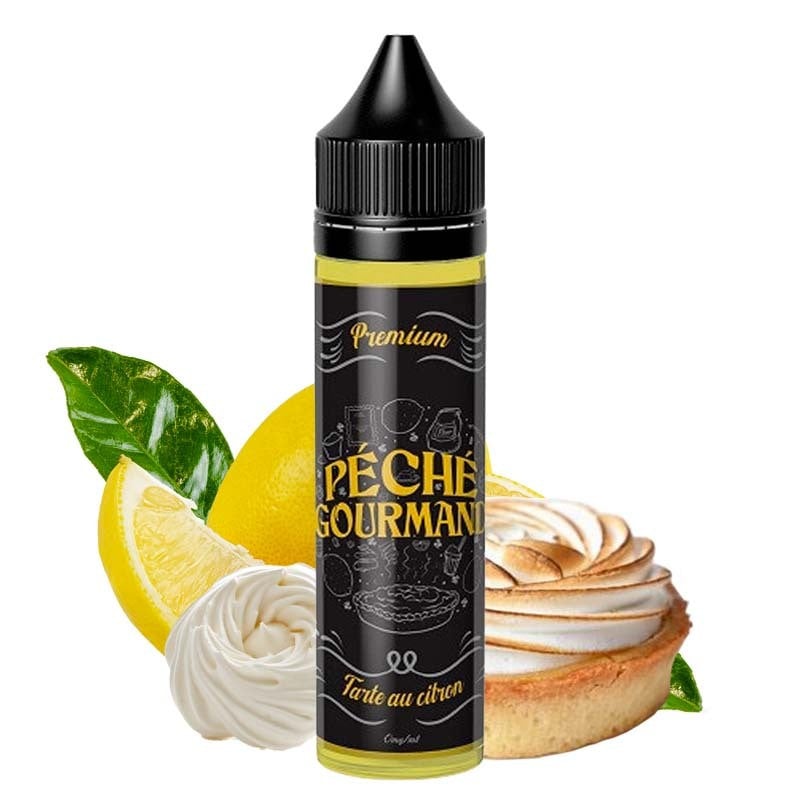 E-Liquid Tarte Citron ( Mürbeteig & Zitronencreme) - Péché Gourmand by O'JLab | 50 ml "Shortfill 60 ml"