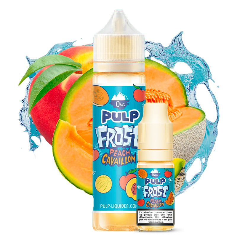 E-Liquid Peach Cavaillon (Melone, Pfirsich, Frische) - Frost & Furious 60 ml - 3 mg