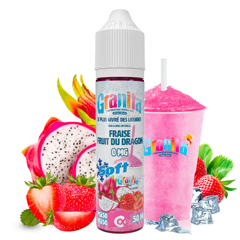 E-Liquid Erdbeere & Drachenfrucht - Granita Soft by Alfa | 50 ml "Shortfill 60 ml"