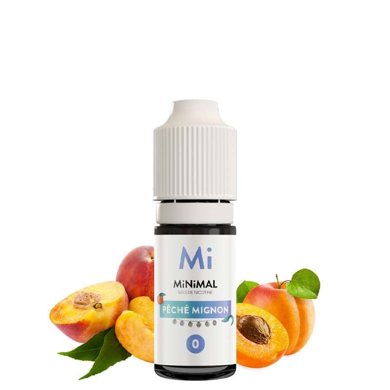 10 ml E-Liquid Pêché Mignon (Pfirsich & Aprikose) mit Nikotinsalze von MiNiMaL by The Fuu