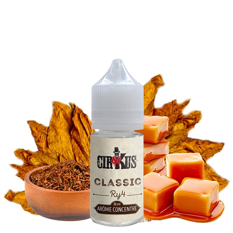 DIY Concentrate Classic RY4 (blond tobacco & caramel) - Cirkus Authentic 30 ml