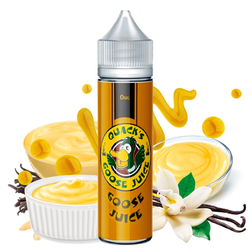 E-Liquid Goose Juice (Pfeffer, Custard Vanillecreme, Karamell) - Quacks Juice Factory | 60ml