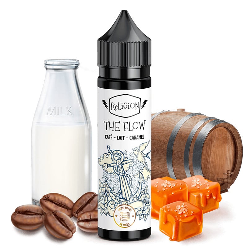 E-liquid The Flow Religion (coffee, milk, caramel, chocolate) - Religion 50 ml