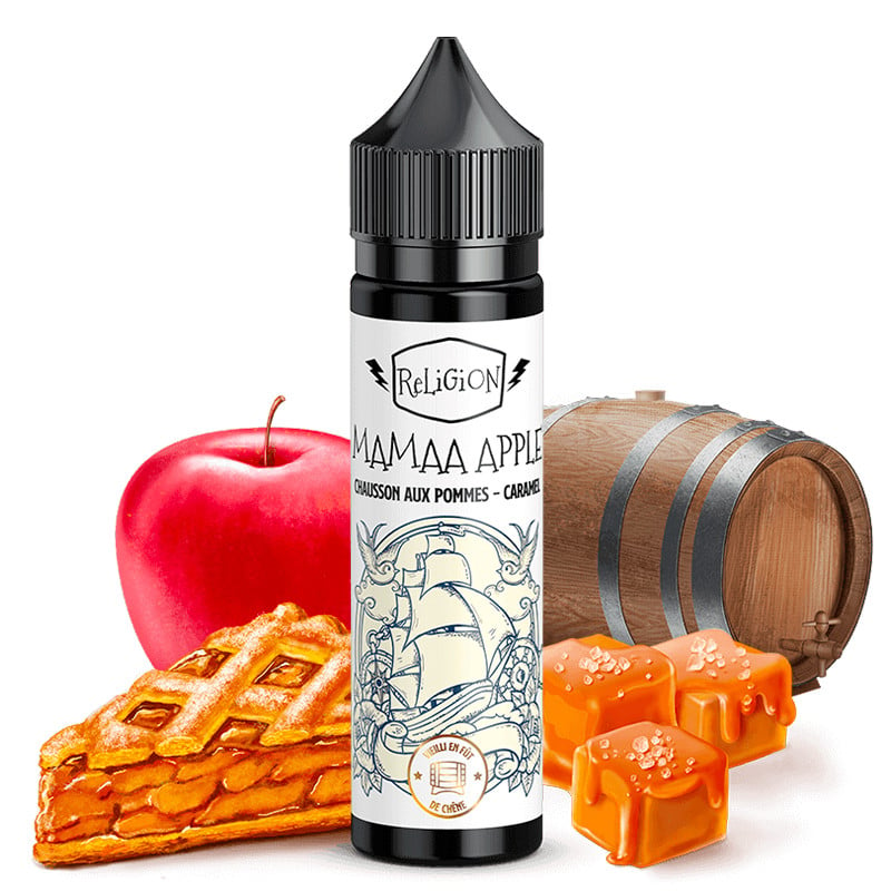 E-liquid Mamaa Apple (cinnamon, caramel, apple) - Religion 50 ml