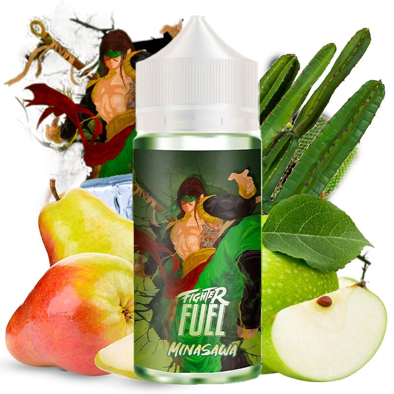 E-Liquid Minasawa ( Apfel, Birne & Kaktus) - Fighter Fuel by Maison Fuel | 100ml "Shortfill 120ml"