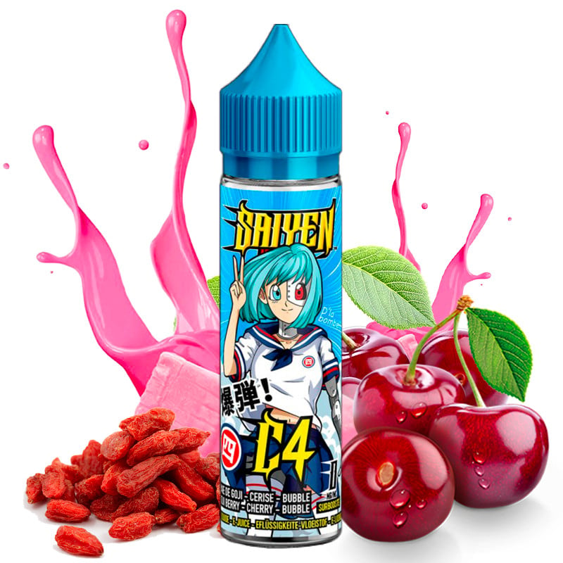 E-Liquid Sayajin C4 - Shortfill-Format - Saiyen Vapors by Swoke