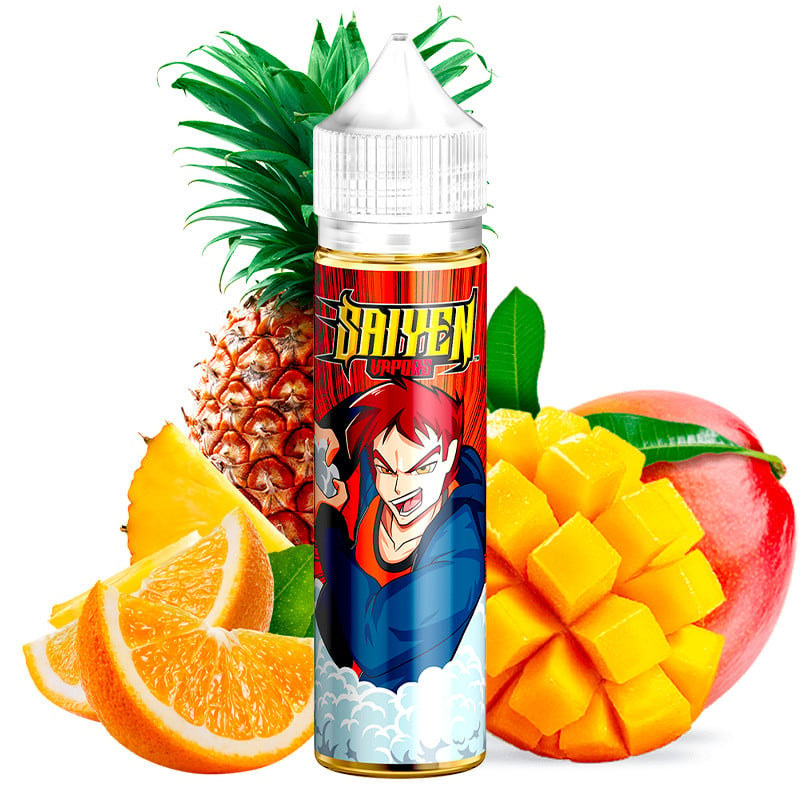 E-liquid Dragon (pineapple, orange, mango) - Saiyen Vapors 50 ml