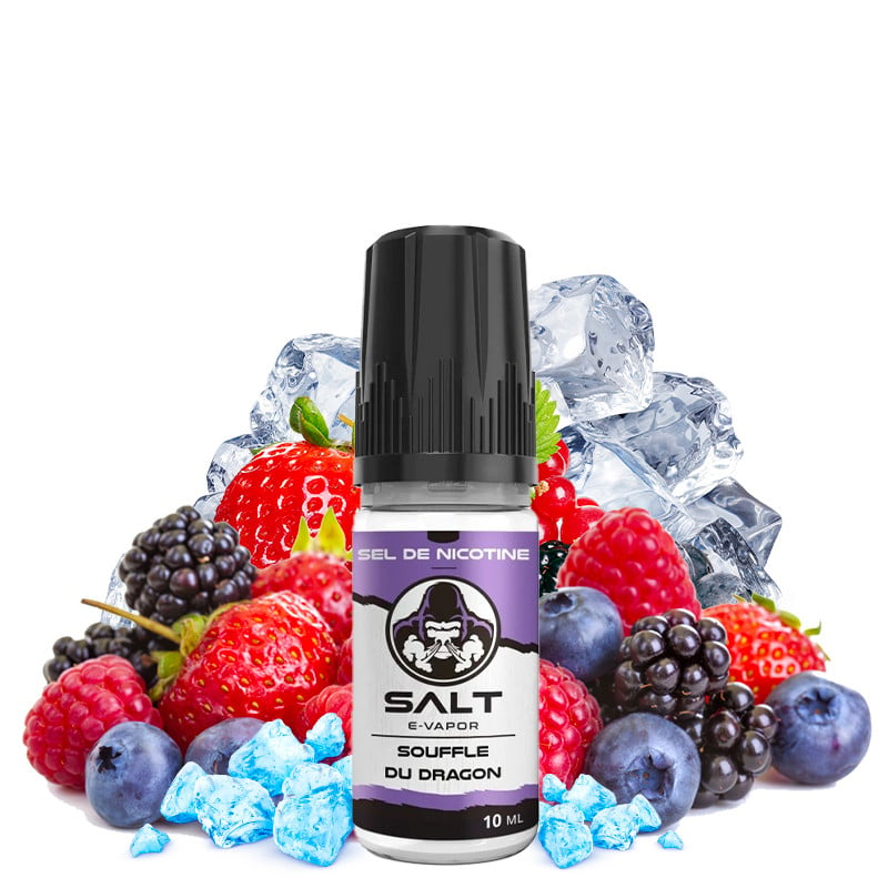 E-liquid Souffle du Dragon (red fruits, freshness) - Nic salts - Salt E Vapor 10 ml