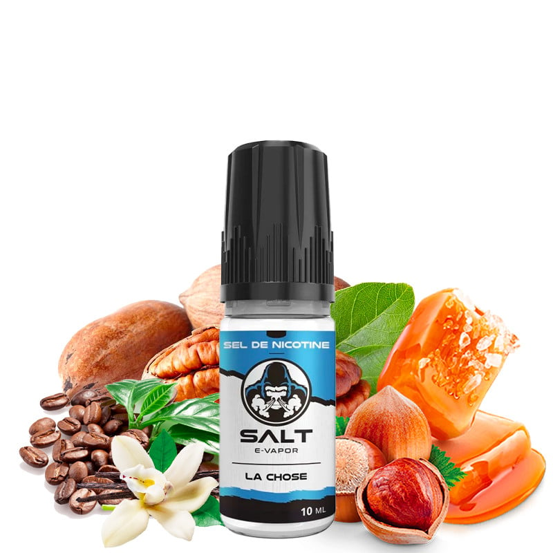 E-liquid La Chose (vanilla, coffee, roasted hazelnut, pecan, salted butter caramel) - Salt E Vapor 10 ml