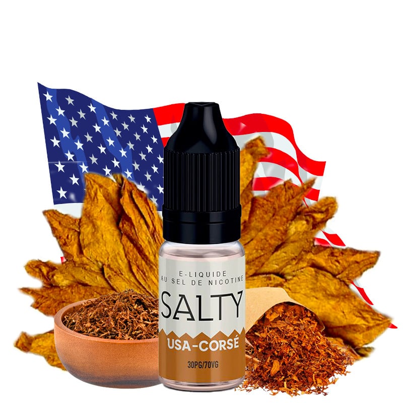 E-liquid USA Corsé (classic brown) - Nic salts - Salty 10 ml