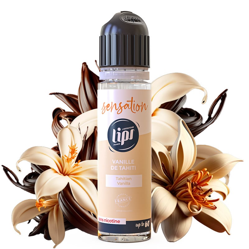 E-Liquid Vanille de Tahiti - Sensation By Le French Liquide | 50 ml "Shortfill 60 ml"