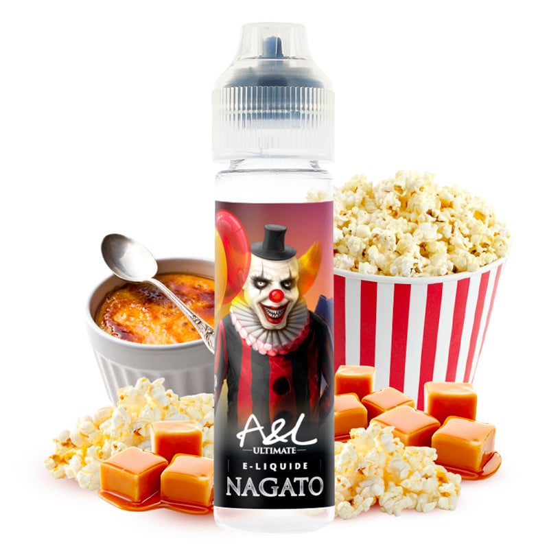 50 ml E-Liquid Nagato (Crème Brûlée & Popcorn) von Ultimate A&L