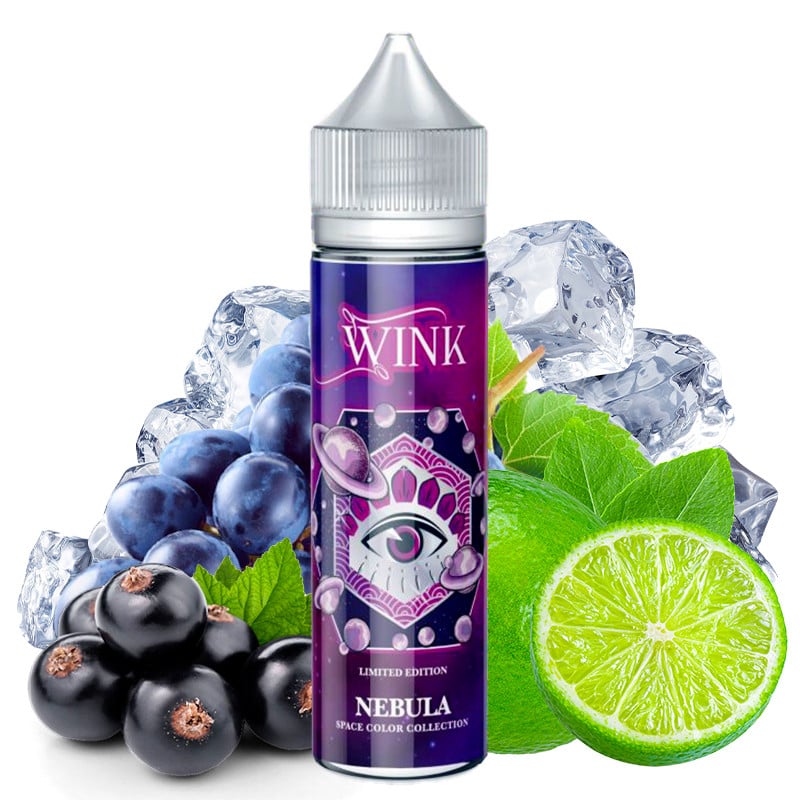 50 ml E-Liquid Nebula (Cassis, Traube & Limette) von Wink by Made in Vape