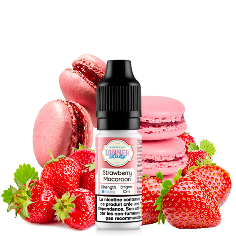 E-Liquid Strawberry Macaroon (Erdbeere & Kokos) 10ml Dinner Lady