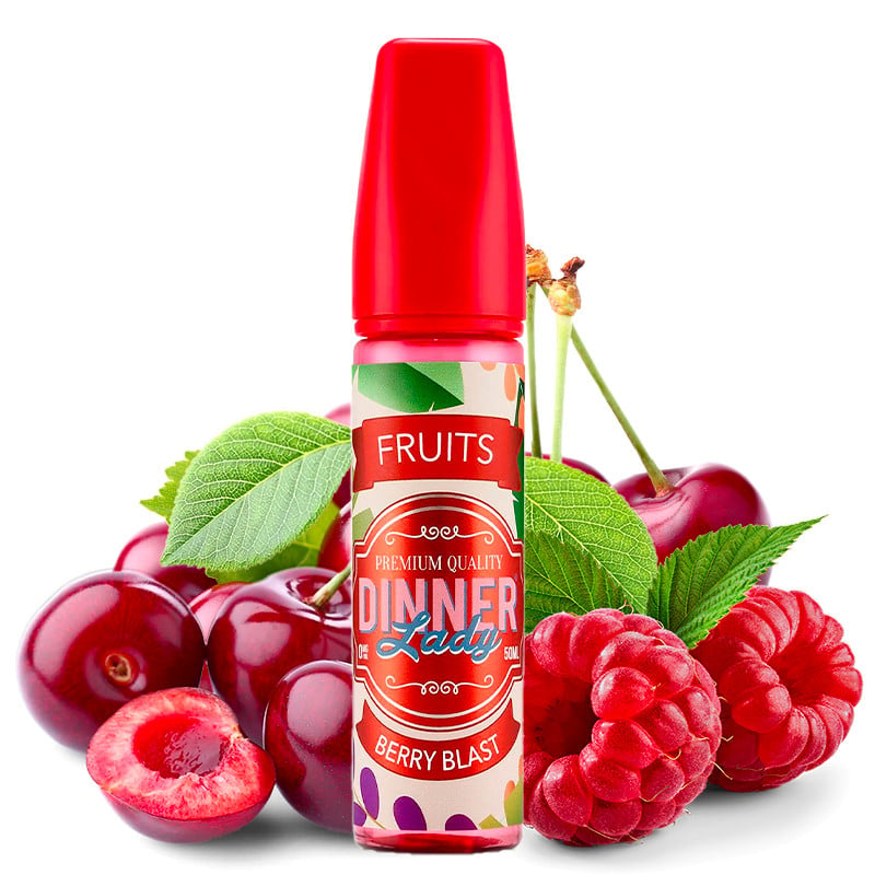 eliquide berry blast (framboise, cerise) 50ml dinner lady