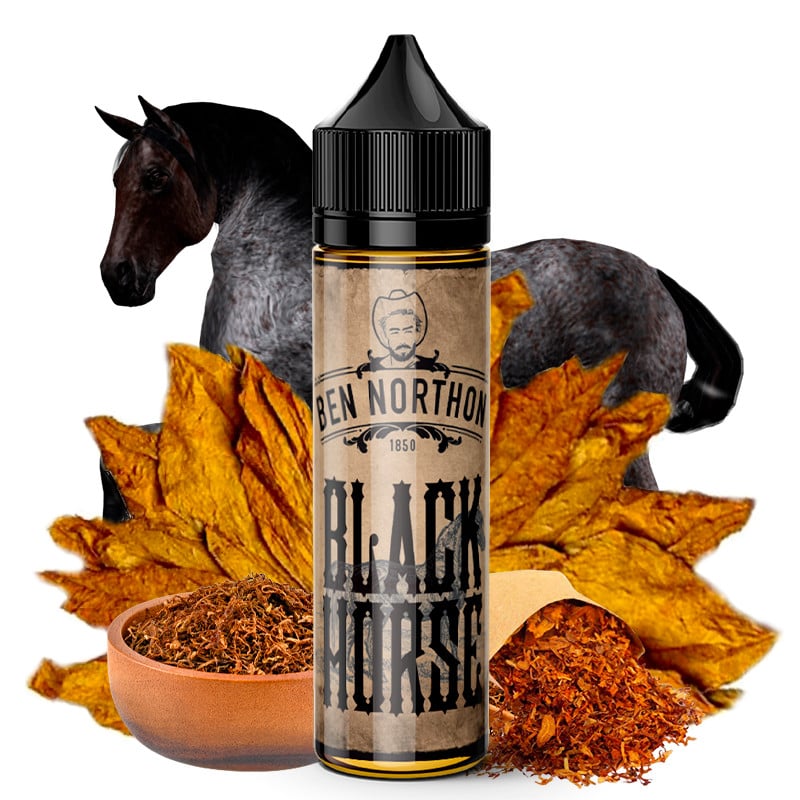 black horse eliquid (toasted tobacco, woody) 50ml ben northon